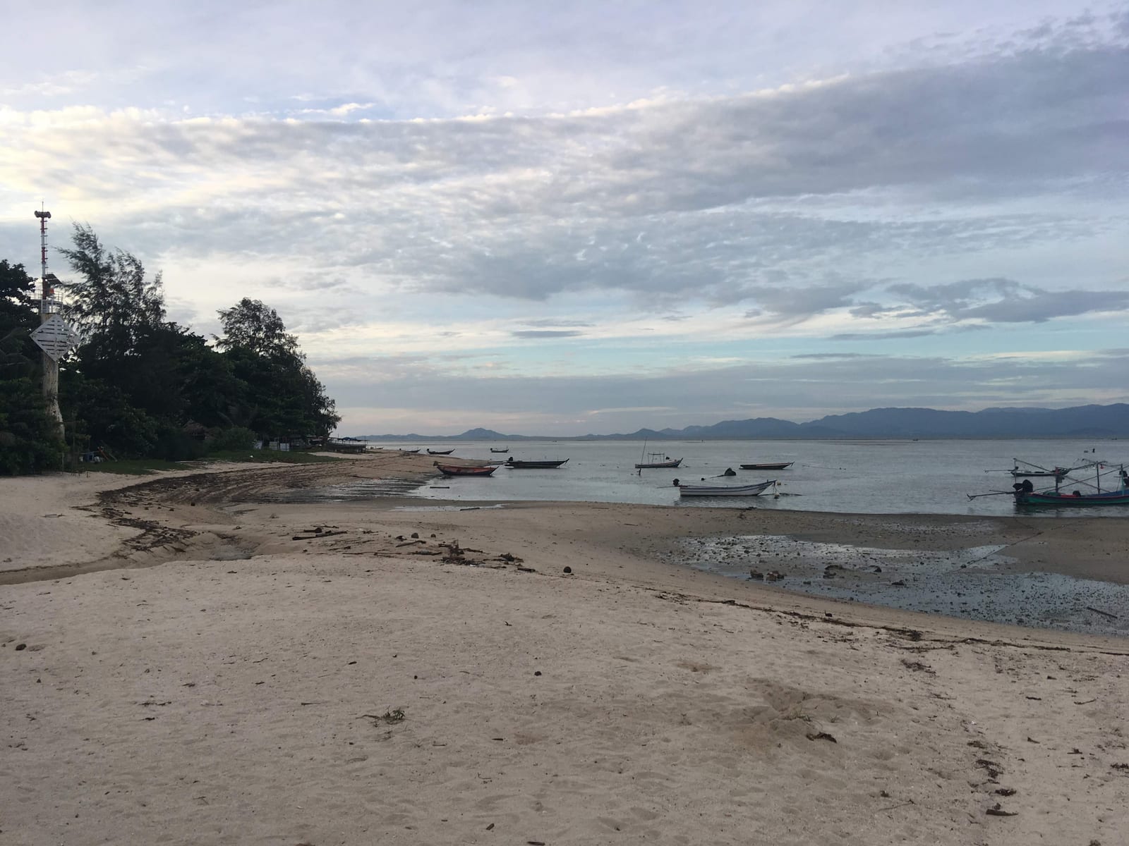 Thong Sala - scooter rental area in Koh Phangan